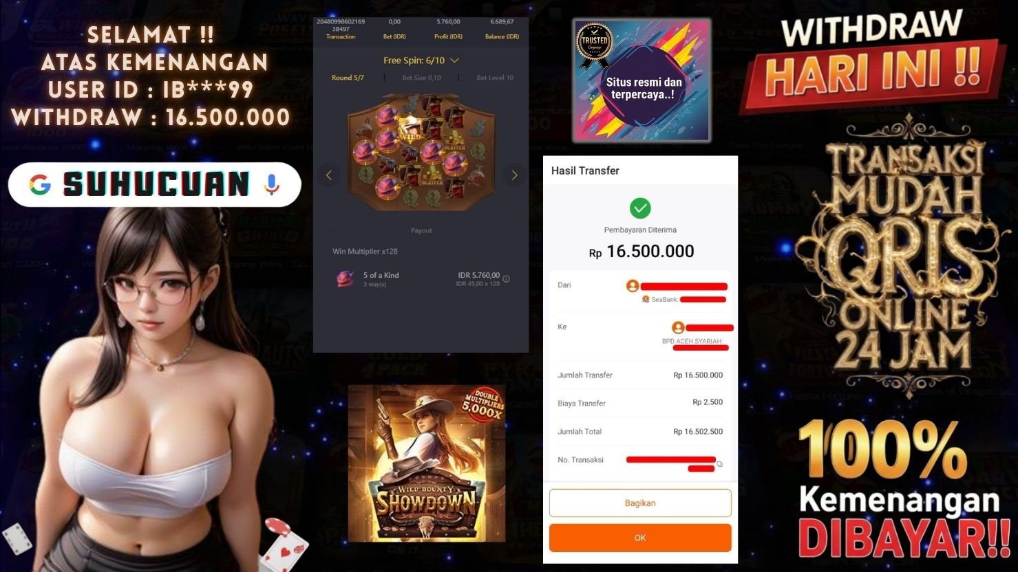 SUHUCUAN JACKPOT SLOT WILD BOUNTY SHOWDOWN